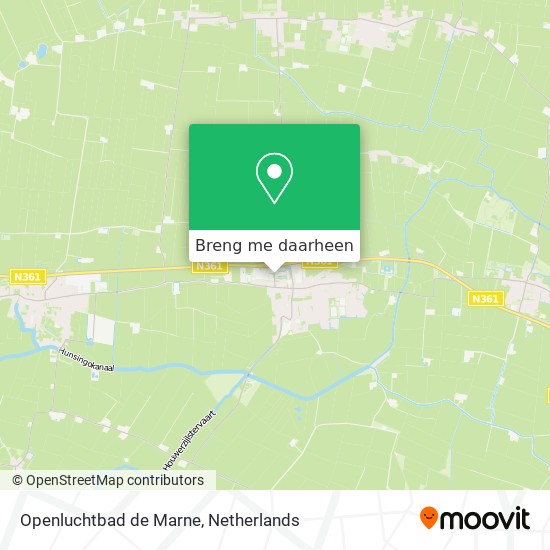 Openluchtbad de Marne kaart