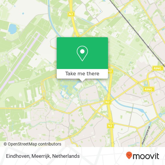 Eindhoven, Meerrijk kaart