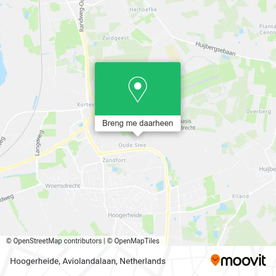 Hoogerheide, Aviolandalaan kaart