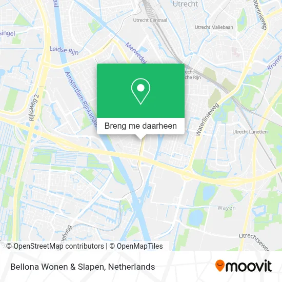 Bellona Wonen & Slapen kaart