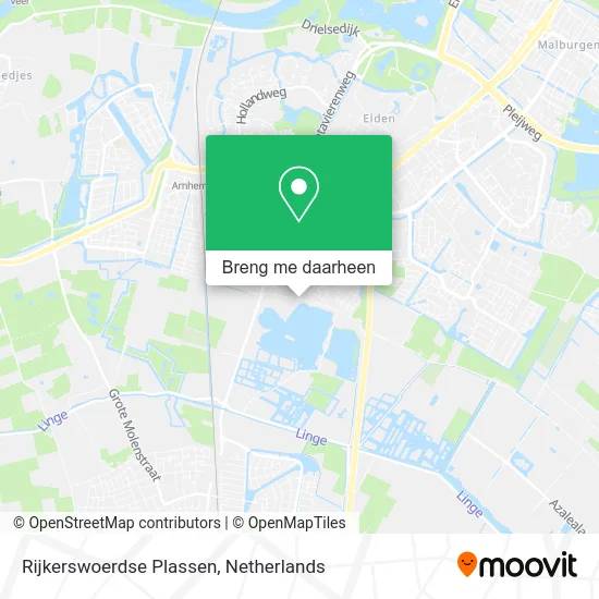 Rijkerswoerdse Plassen kaart