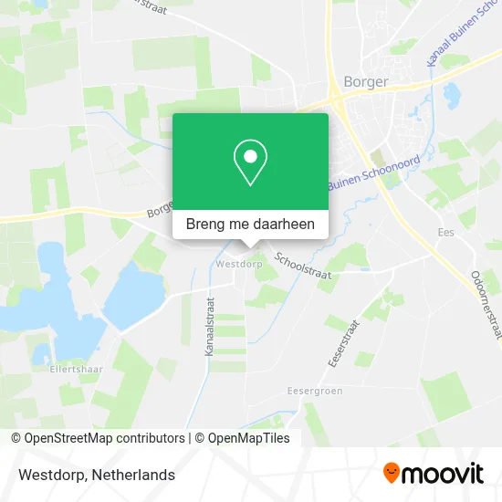 Westdorp kaart