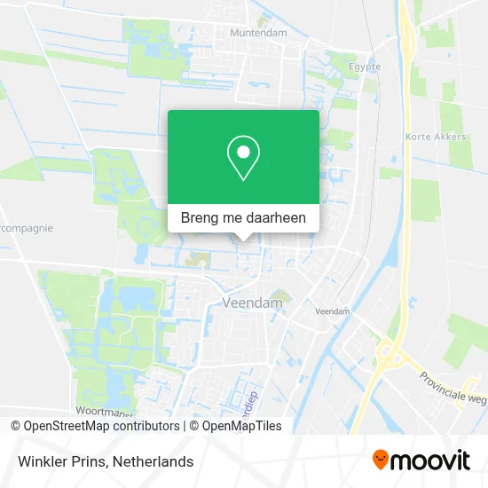 Winkler Prins kaart