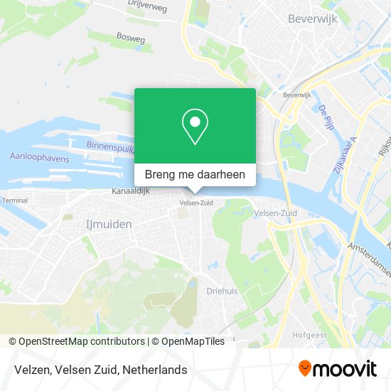 Velzen, Velsen Zuid kaart