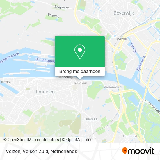 Velzen, Velsen Zuid kaart
