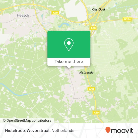 Nistelrode, Weverstraat kaart