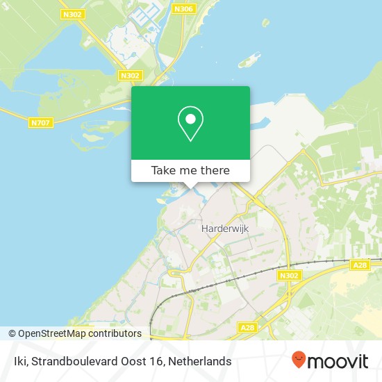 Iki, Strandboulevard Oost 16 kaart