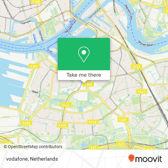 vodafone, Zuidplein Hoog 435 kaart