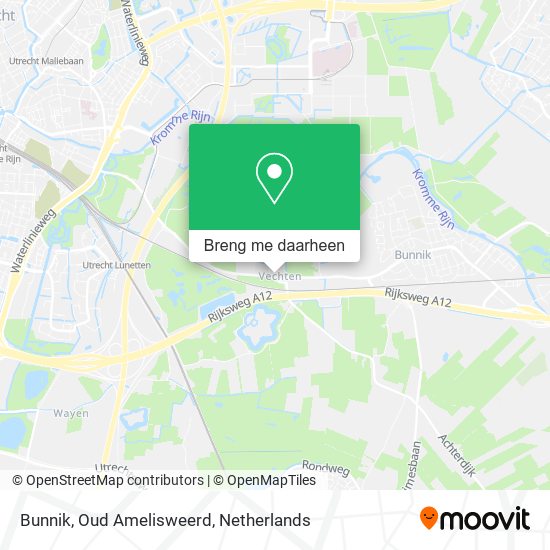 Bunnik, Oud Amelisweerd kaart