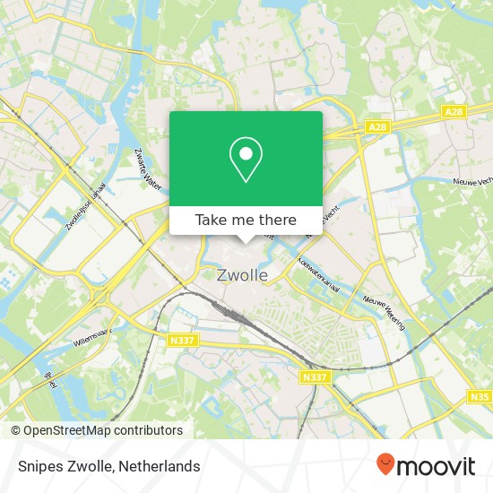 Snipes Zwolle, Diezerstraat 46 kaart