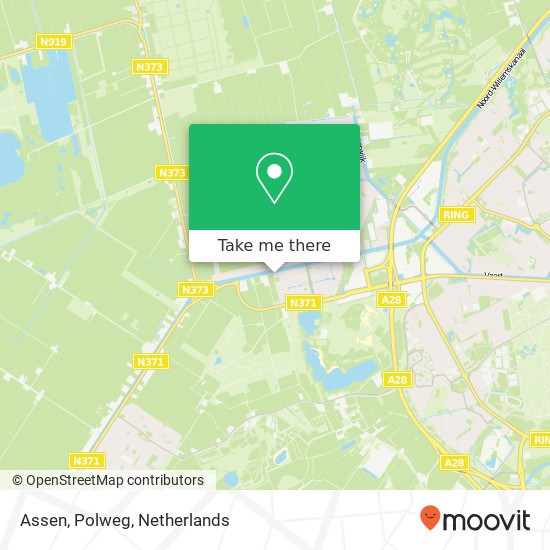 Assen, Polweg kaart