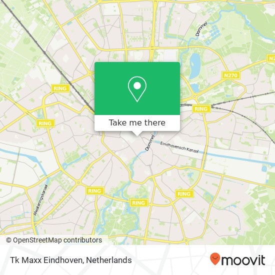 Tk Maxx Eindhoven, Heuvel Galerie kaart