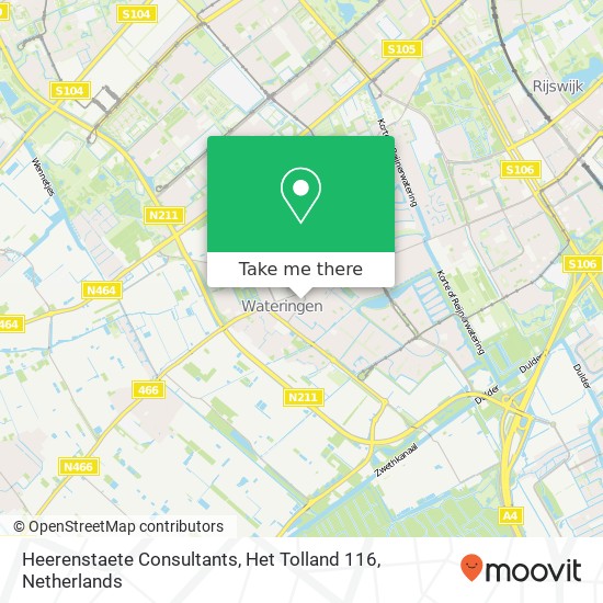 Heerenstaete Consultants, Het Tolland 116 kaart