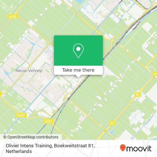 Olivier Intens Training, Boekweitstraat 81 kaart