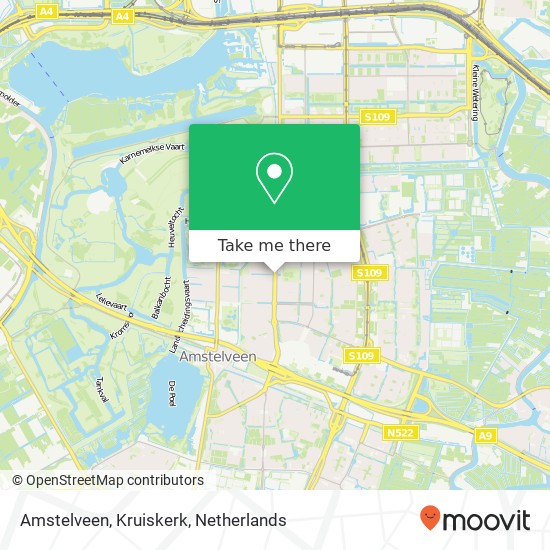 Amstelveen, Kruiskerk kaart