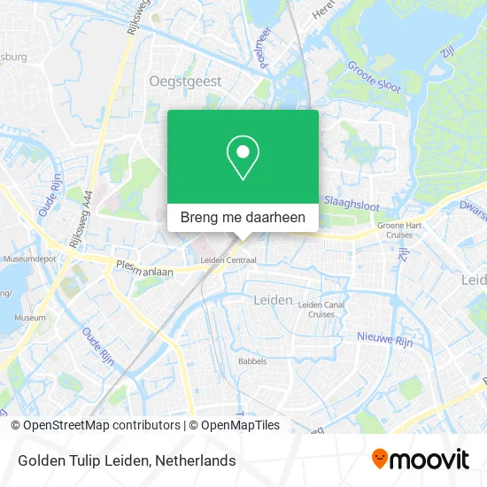 Golden Tulip Leiden kaart