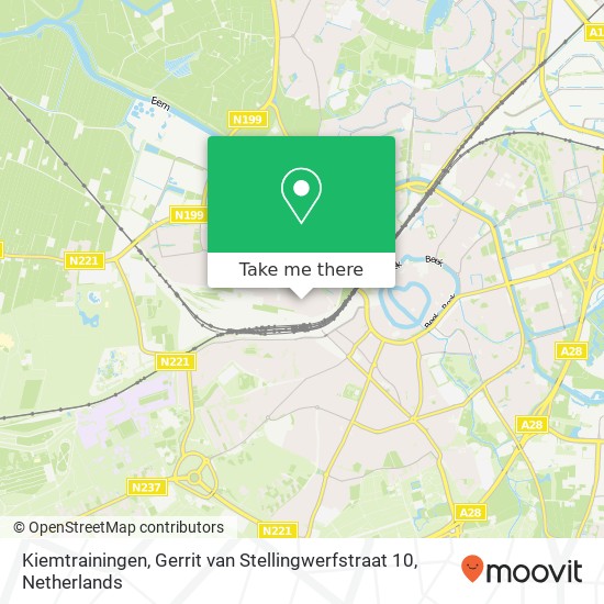 Kiemtrainingen, Gerrit van Stellingwerfstraat 10 kaart