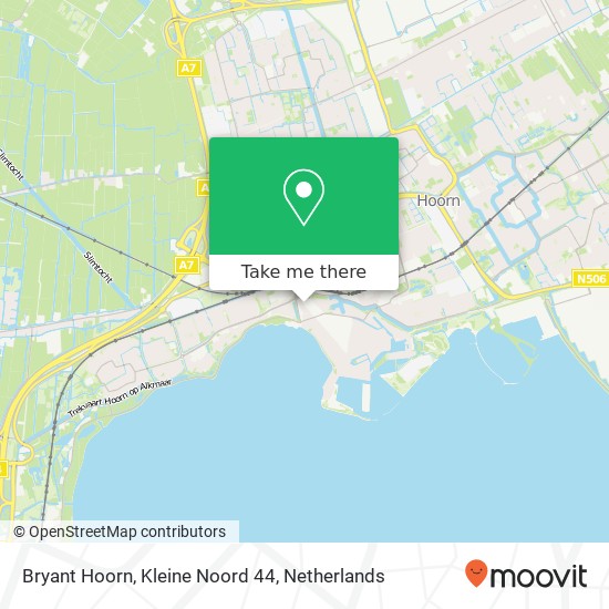 Bryant Hoorn, Kleine Noord 44 kaart