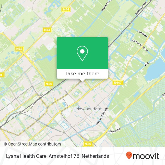 Lyana Health Care, Amstelhof 76 kaart