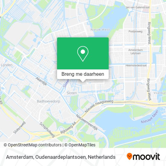 Amsterdam, Oudenaardeplantsoen kaart