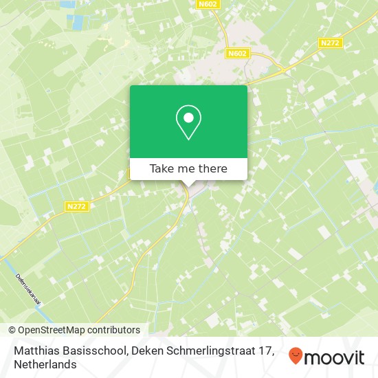 Matthias Basisschool, Deken Schmerlingstraat 17 kaart