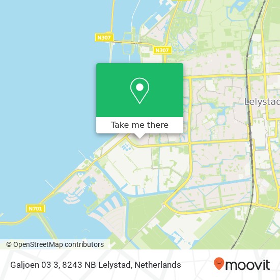 Galjoen 03 3, 8243 NB Lelystad kaart