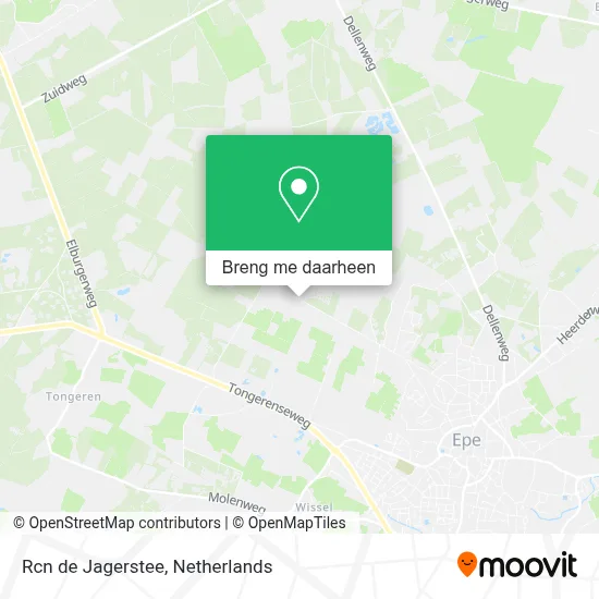 Rcn de Jagerstee kaart