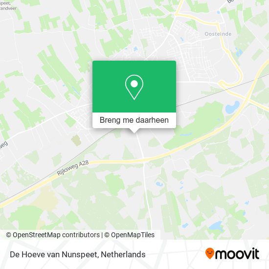 De Hoeve van Nunspeet kaart