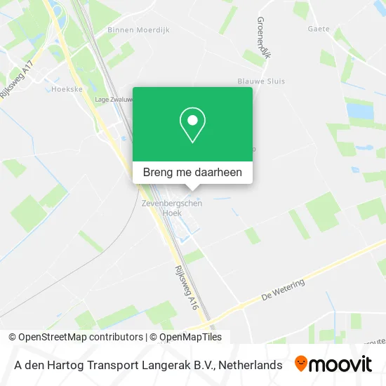 A den Hartog Transport Langerak B.V. kaart