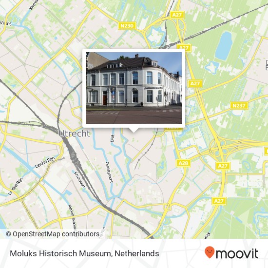 Moluks Historisch Museum kaart