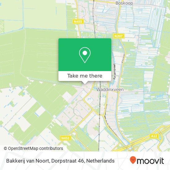 Bakkerij van Noort, Dorpstraat 46 kaart