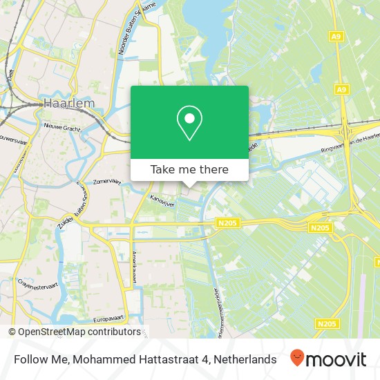 Follow Me, Mohammed Hattastraat 4 kaart