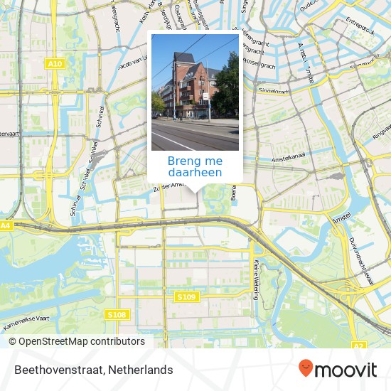 Beethovenstraat, 1077 KX Amsterdam kaart