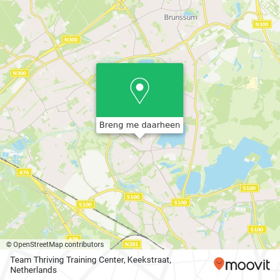 Team Thriving Training Center, Keekstraat kaart