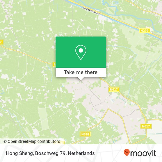 Hong Sheng, Boschweg 79 kaart