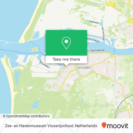 Zee- en Havenmuseum Visserijschool kaart