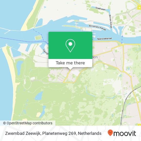 Zwembad Zeewijk, Planetenweg 269 kaart