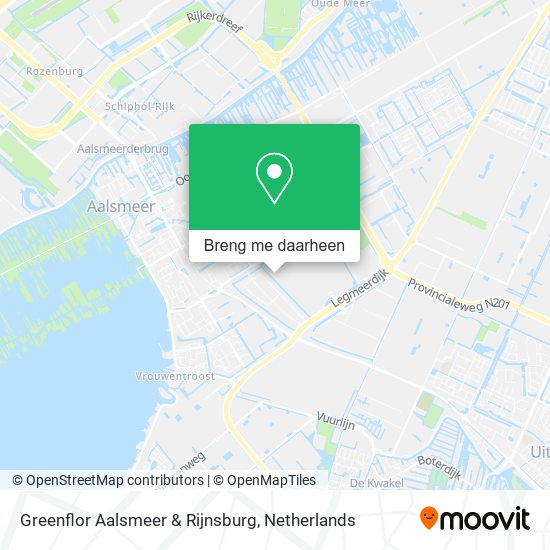 Greenflor Aalsmeer & Rijnsburg kaart