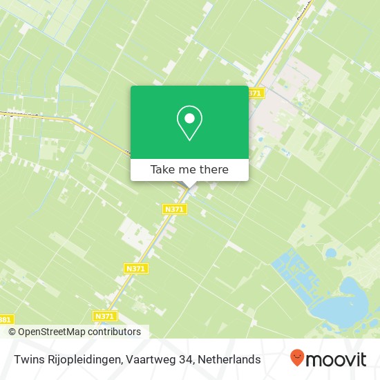 Twins Rijopleidingen, Vaartweg 34 kaart