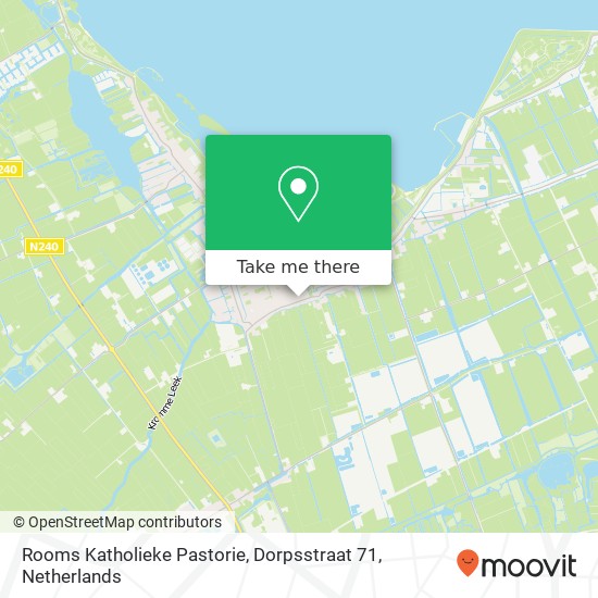 Rooms Katholieke Pastorie, Dorpsstraat 71 kaart
