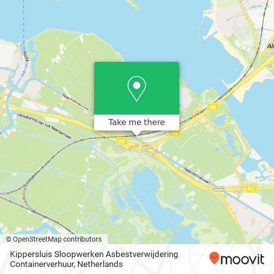 Kippersluis Sloopwerken Asbestverwijdering Containerverhuur, Naarderstraatweg 5 kaart