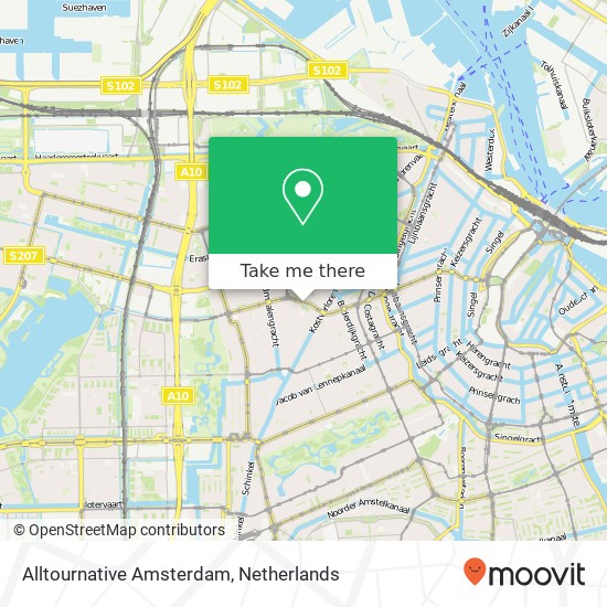 Alltournative Amsterdam kaart