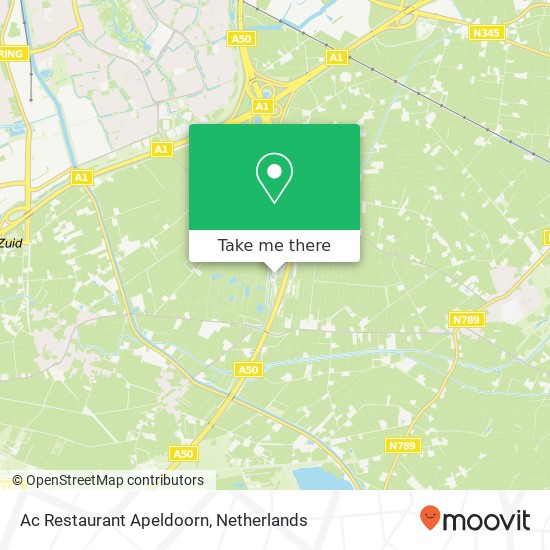 Ac Restaurant Apeldoorn kaart
