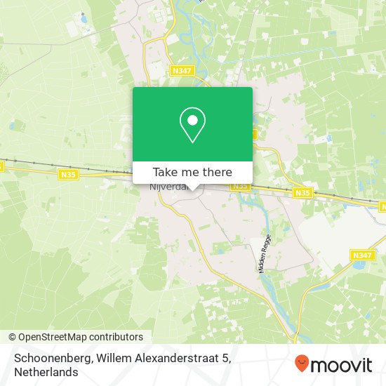 Schoonenberg, Willem Alexanderstraat 5 kaart
