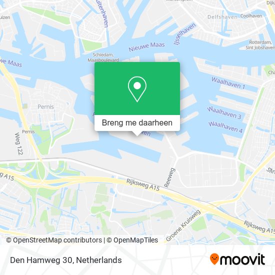 Den Hamweg 30 kaart