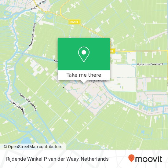Rijdende Winkel P van der Waay, Maarschalkstraat 20 kaart