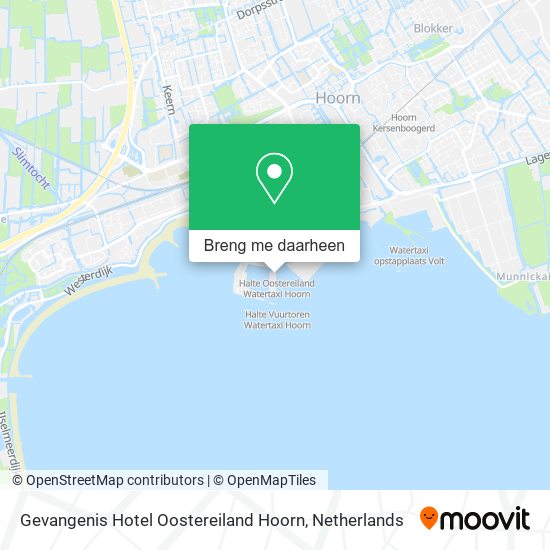 Gevangenis Hotel Oostereiland Hoorn kaart