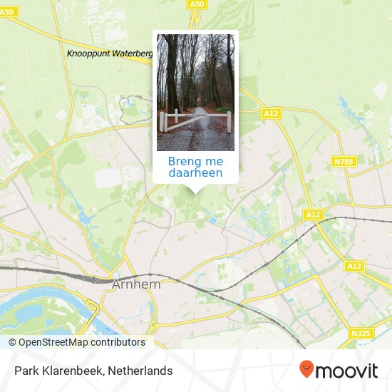 Park Klarenbeek, Arnhem kaart