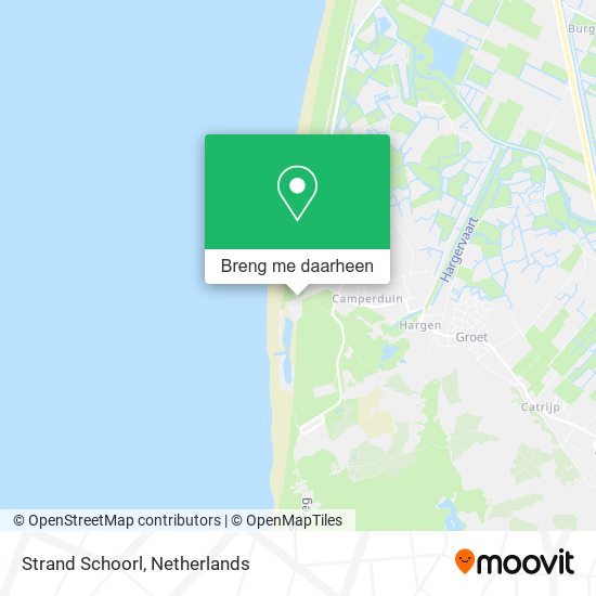 Strand Schoorl kaart