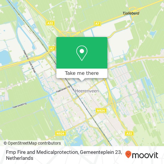 Fmp Fire and Medicalprotection, Gemeenteplein 23 kaart
